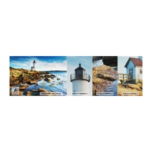 Vzor Fototapety Premium Canvas - Vraťte se šťastně, čekám - Krajina, Maják, Atlantický oceán - 100x30 cm