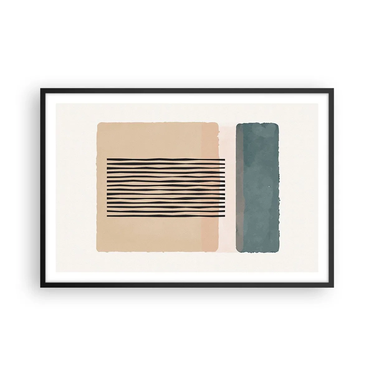 Plakát v černém rámu - Všechno v pořádku - 91x61 cm