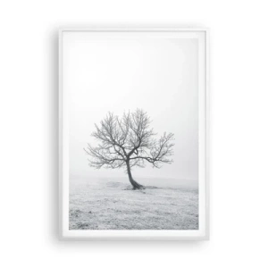 Plakát v bílém rámu - Proti nicotě - 70x100 cm