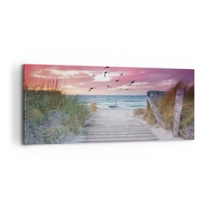 Obraz na plátně - Baltská imprese - 100x40 cm