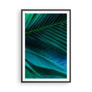 Plakát v černém rámu - Anatomie zelené - 61x91 cm