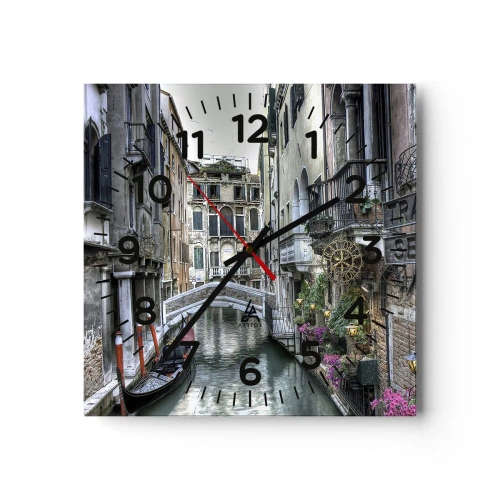 Nástěnné hodiny - Od staletí v tichém zamyšlení - 30x30 cm