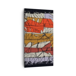 Obraz na plátně - Spontánní kompozice - 55x100 cm