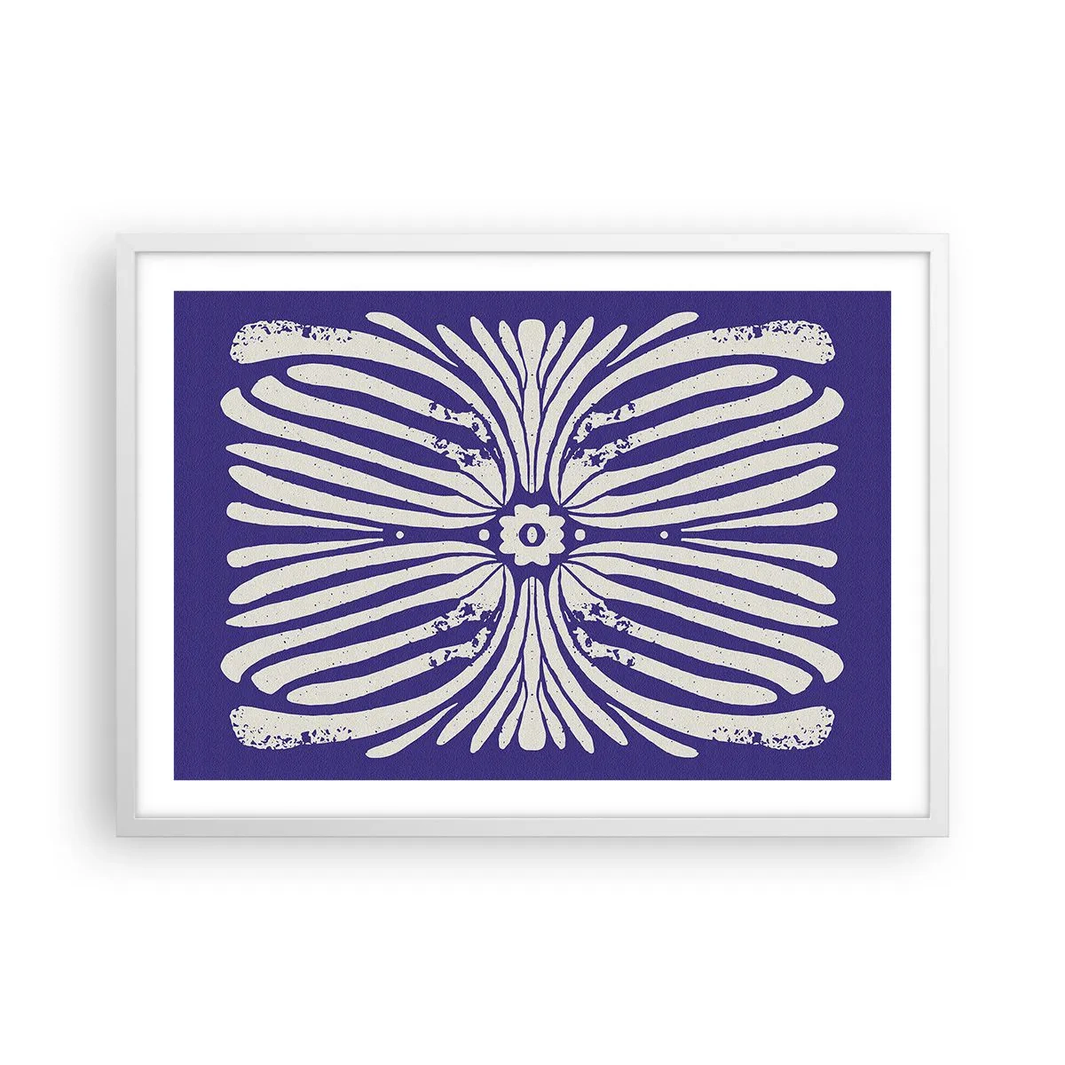 Plakát v bílém rámu - Etnické inspirace - 70x50 cm