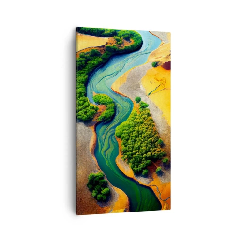 Obraz na plátně - Životodárná řeka - 45x80 cm