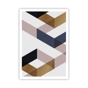 Plakát - Roviny a úhly - 70x100 cm