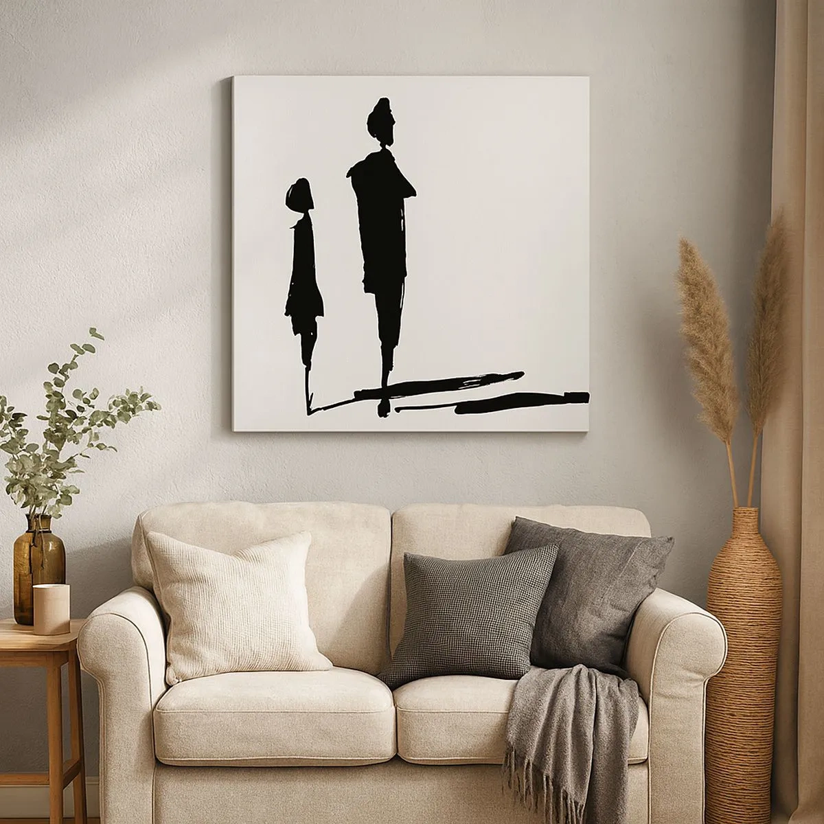 Obraz na plátně - Určitě spolu? - 30x30 cm