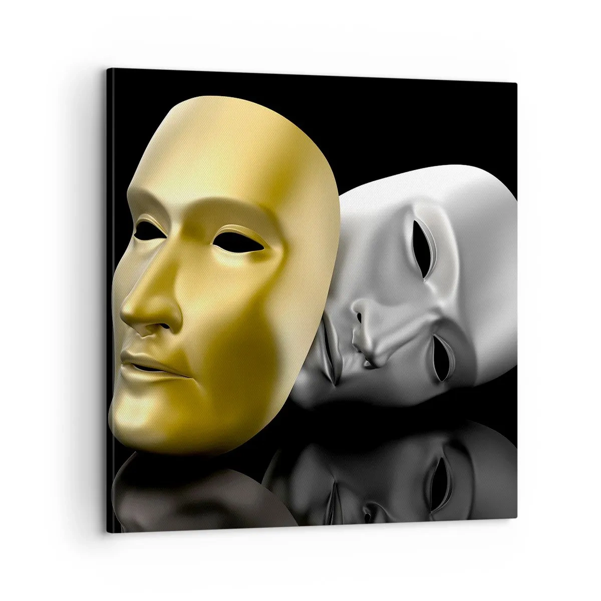 Obraz na plátně - Život je divadlo - 60x60 cm