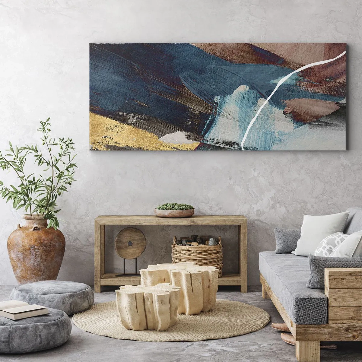 Obraz na plátně - Na plno a s energií - 100x40 cm