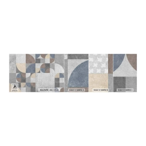 Vzor Fototapety Samolepicí Deluxe Sticker - Keramická fantazie - Abstrakce, Kus, Geometrický Vzor - 100x30 cm