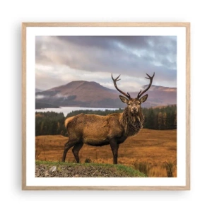 Plakát v rámu světlý dub - Majestát přírody - 60x60 cm