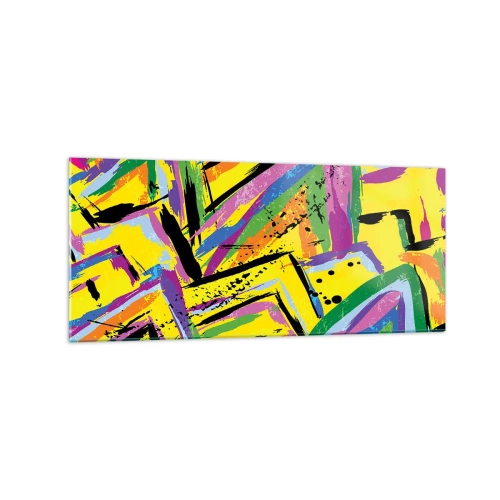Obraz na skle - Až křičí radostí - 120x50 cm