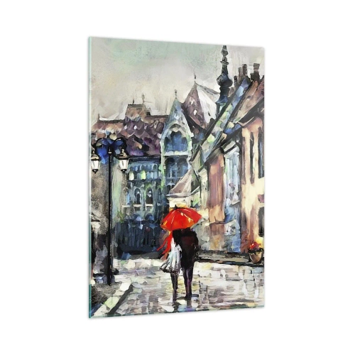Obraz na skle - Déšť pro dva - 50x70 cm