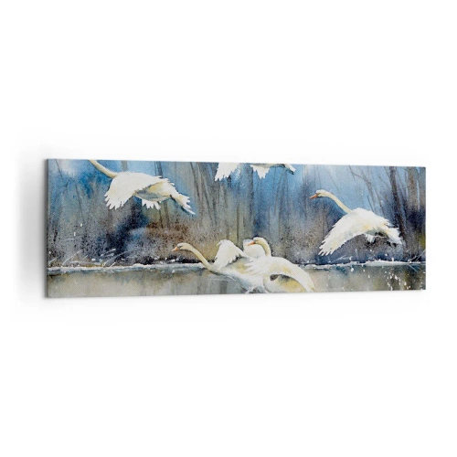 Obraz na plátně - Jako v povídce o divokých labutích - 160x50 cm