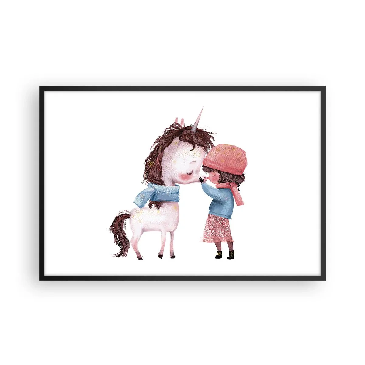 Plakát v černém rámu - Zimní příběh - 91x61 cm