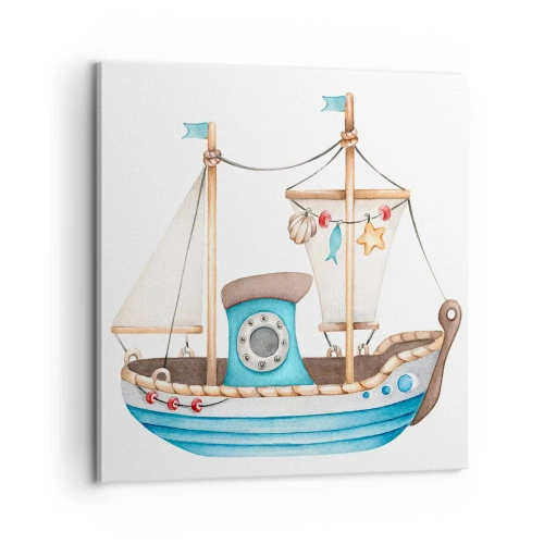 Obraz na plátně - Ahoj, dobrodružství! - 60x60 cm