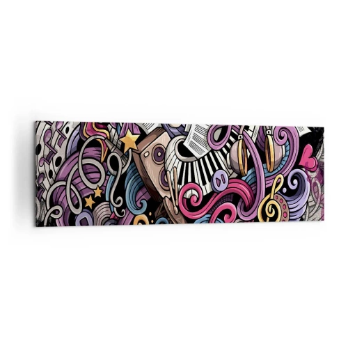 Obraz na plátně - Komplikovaná melodie - 160x50 cm