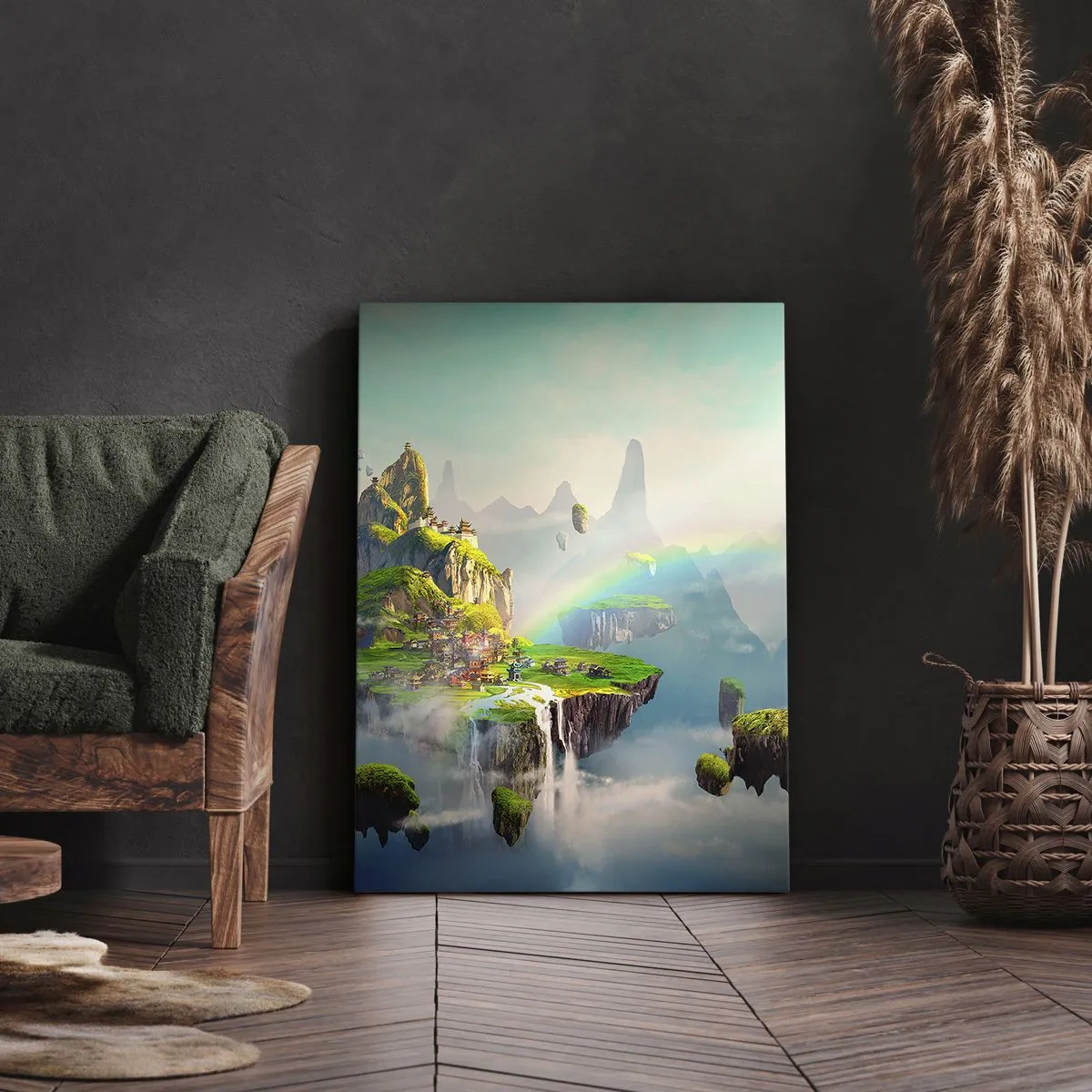 Obraz na plátně - Uprostřed nebe - šťastné ostrovy - 50x70 cm