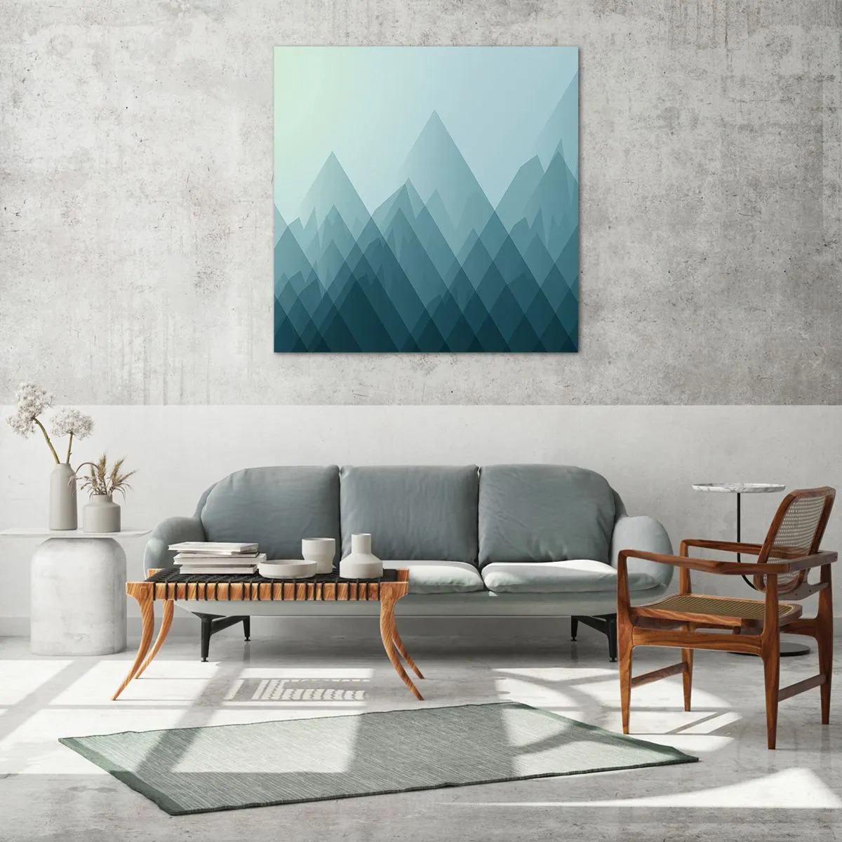 Obraz na skle - Velká, větší, největší - 60x60 cm