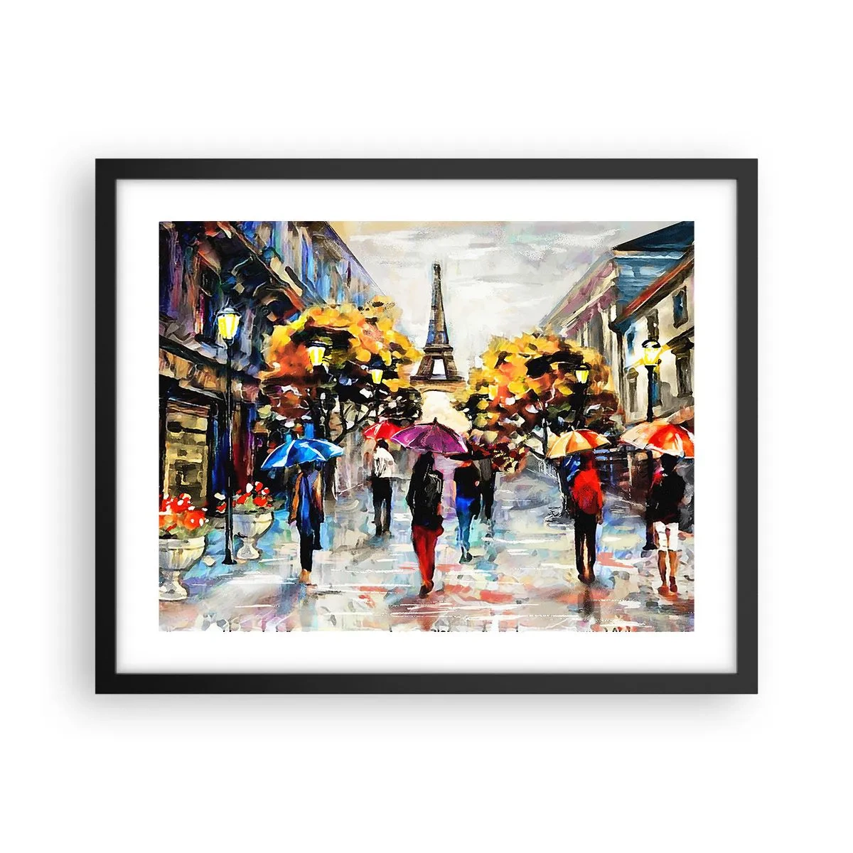 Plakát v černém rámu - Na podzim zvlášť krásný - 50x40 cm
