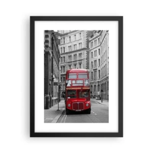 Plakát v černém rámu - Všednost nemusí být šedá - 30x40 cm