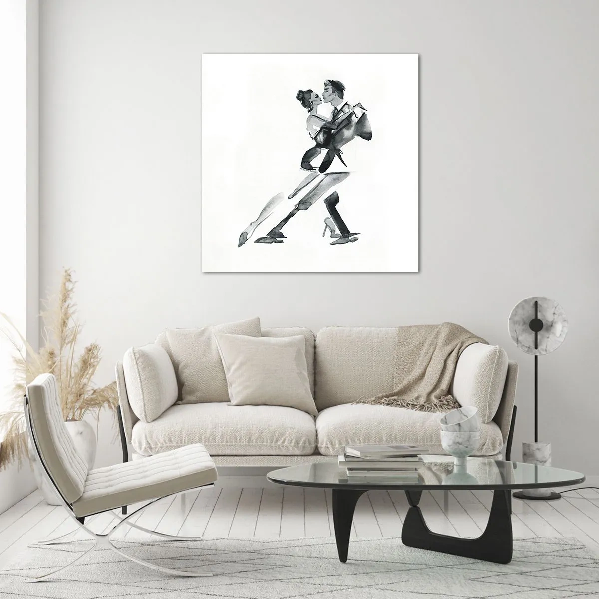 Obraz na skle - V jednom rytmu - 40x40 cm