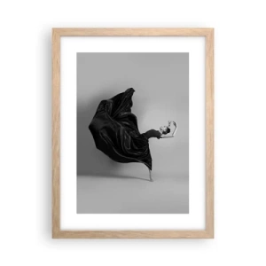 Plakát v rámu světlý dub - Okřídlený hudbou - 30x40 cm