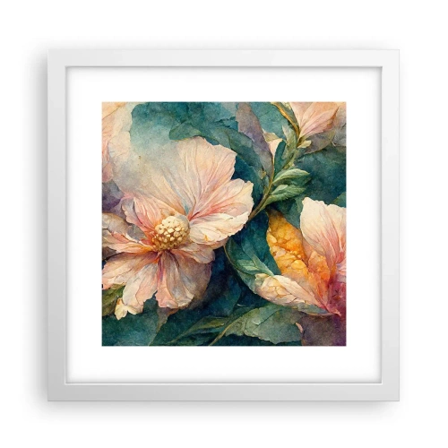 Plakát v bílém rámu - Čirá subtilnost - 30x30 cm