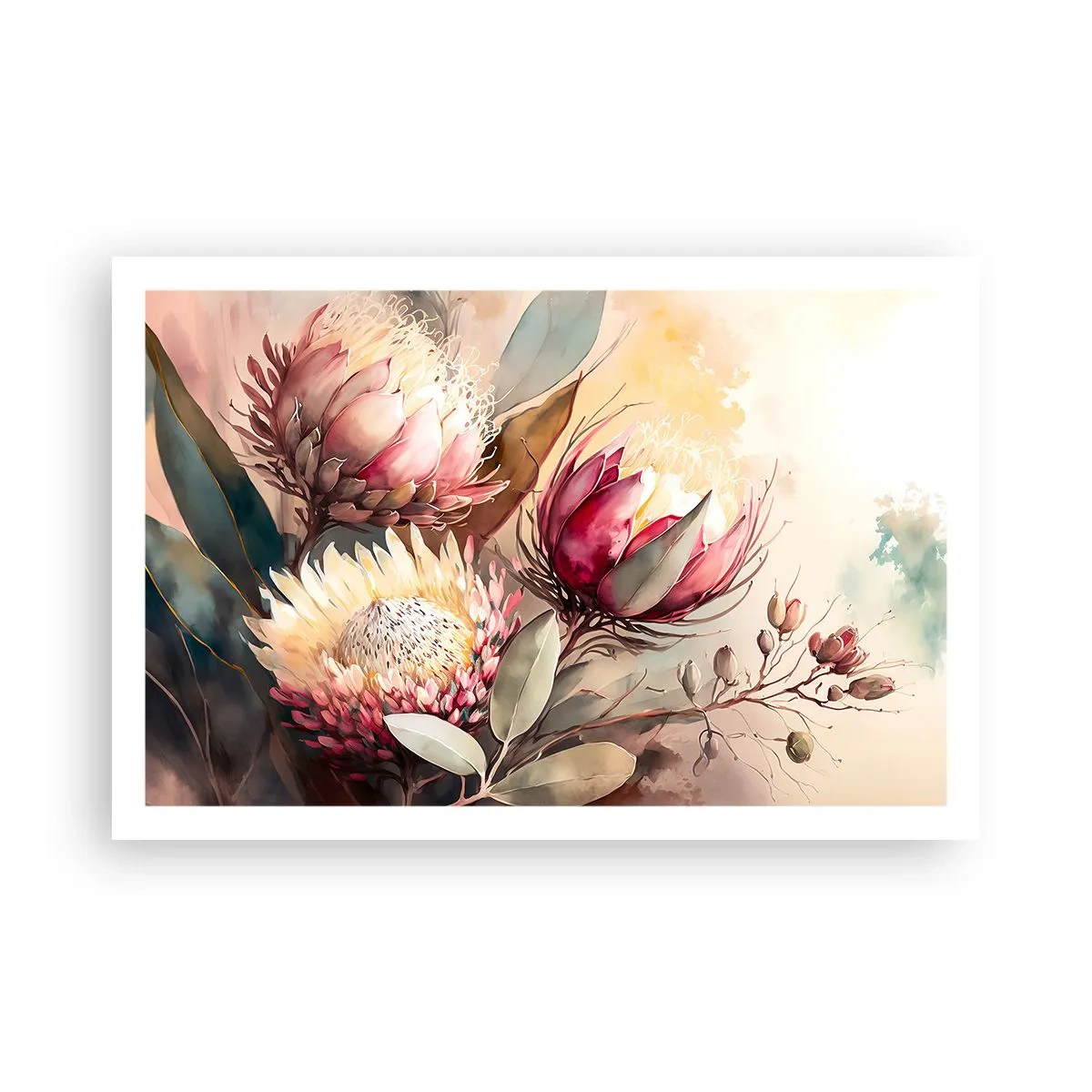 Plakát - Z profilu a en face - 91x61 cm