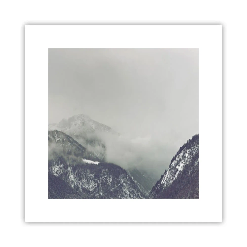 Plakát - Mlžné údolí - 30x30 cm