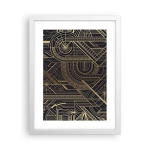 Plakát v bílém rámu - Koncepty, nápady, plány - 30x40 cm