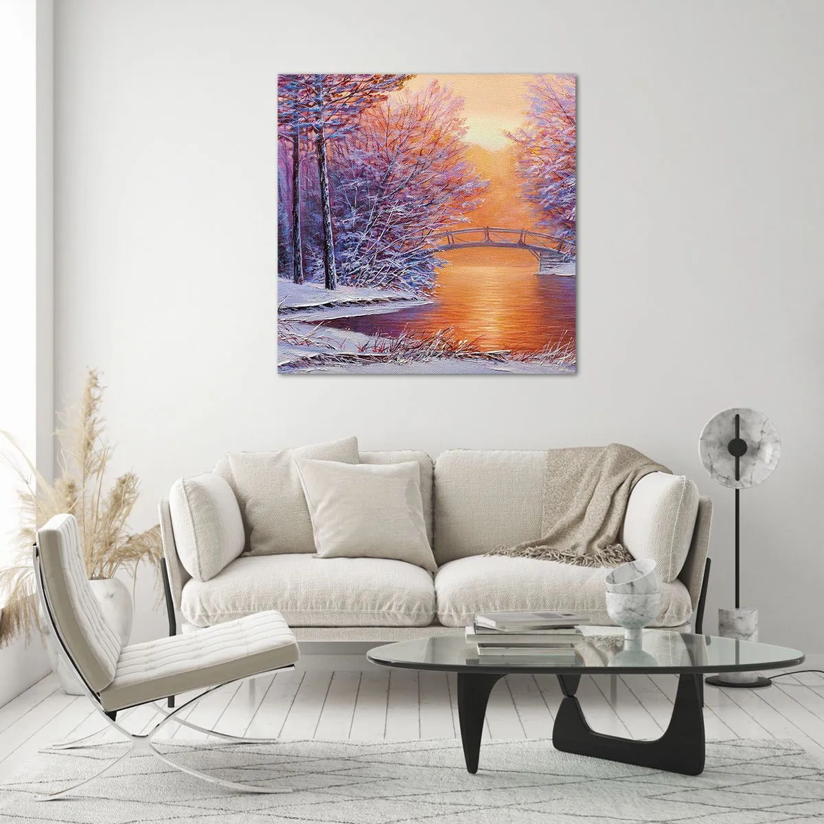 Obraz na skle - Sejdeme se zde - 30x30 cm
