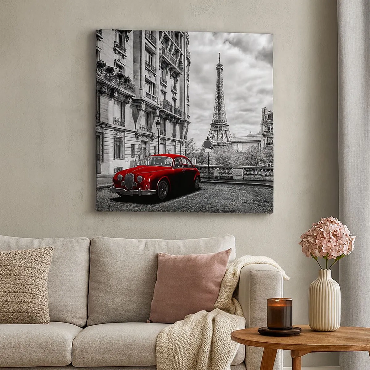 Obraz na plátně - Dravec ve městě - 30x30 cm