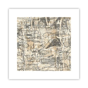 Plakát - Čeká na rozluštění - 30x30 cm