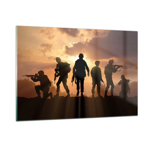 Obraz na skle - Brothers in arms - 120x80 cm