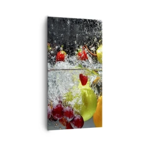 Obraz na plátně - Ovocné osvěžení - 65x120 cm