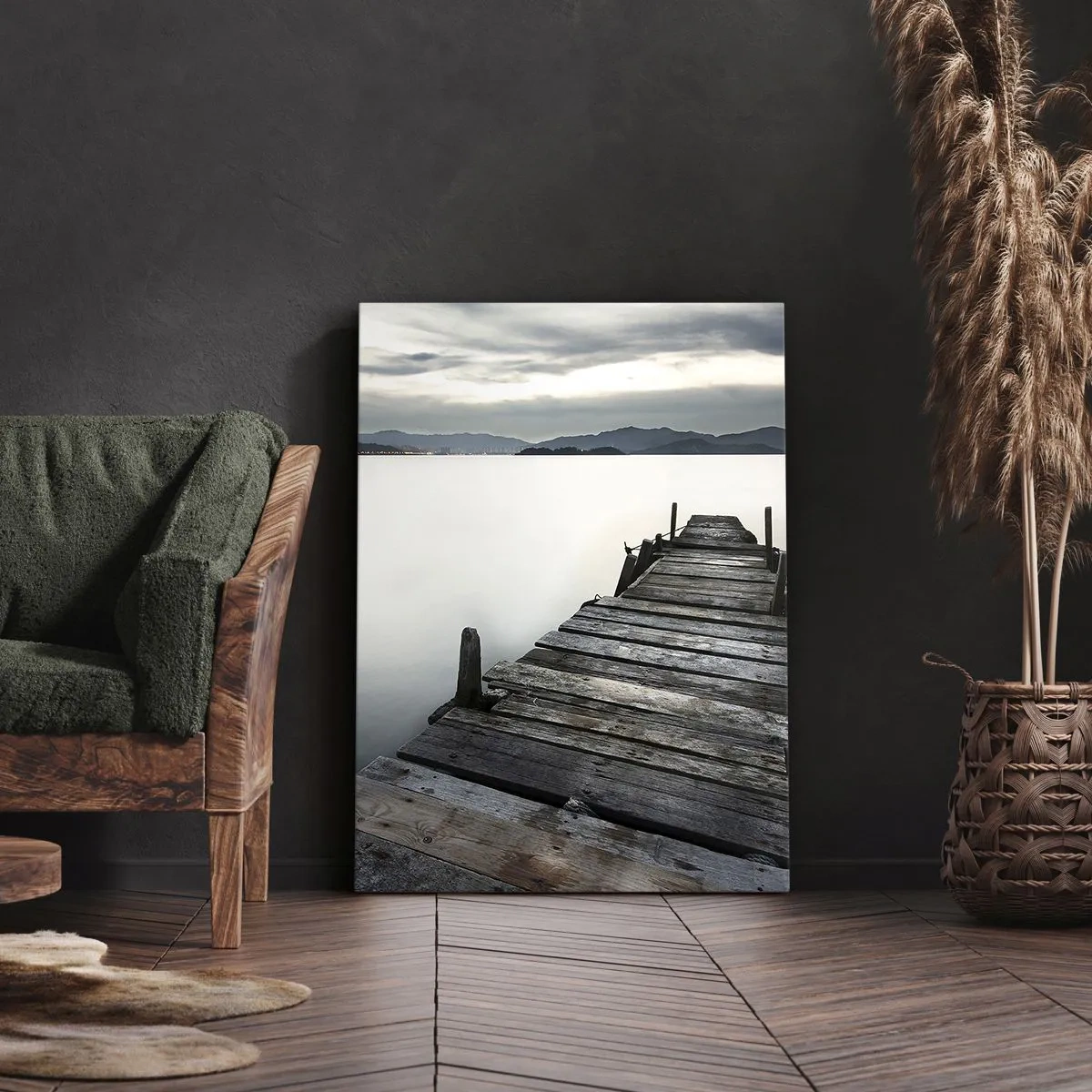 Obraz na plátně - Ponořit se do klidu - 45x80 cm