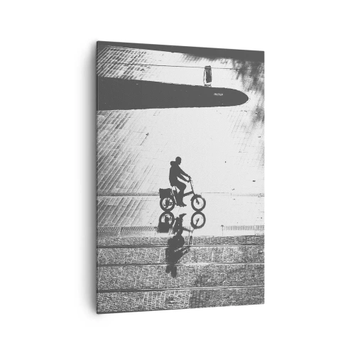 Obraz na plátně - Dopředu, přes město - 70x100 cm