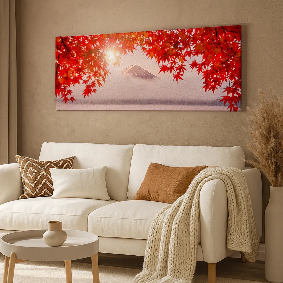 Obraz na plátně - V japonském stylu - 30x30 cm