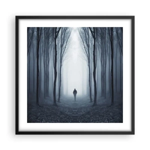 Plakát v černém rámu - A všechno jednoduché a jasné - 50x50 cm