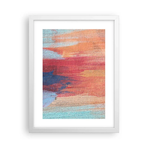 Plakát v bílém rámu - Stékat duhou - 30x40 cm