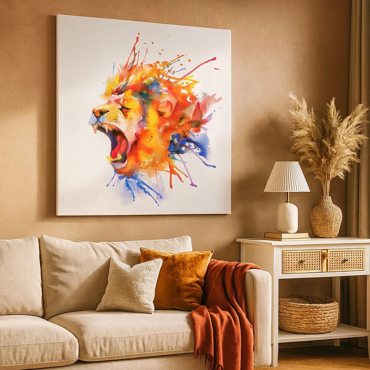 Obraz na plátně - Vybuchnout hněvem  - 30x30 cm