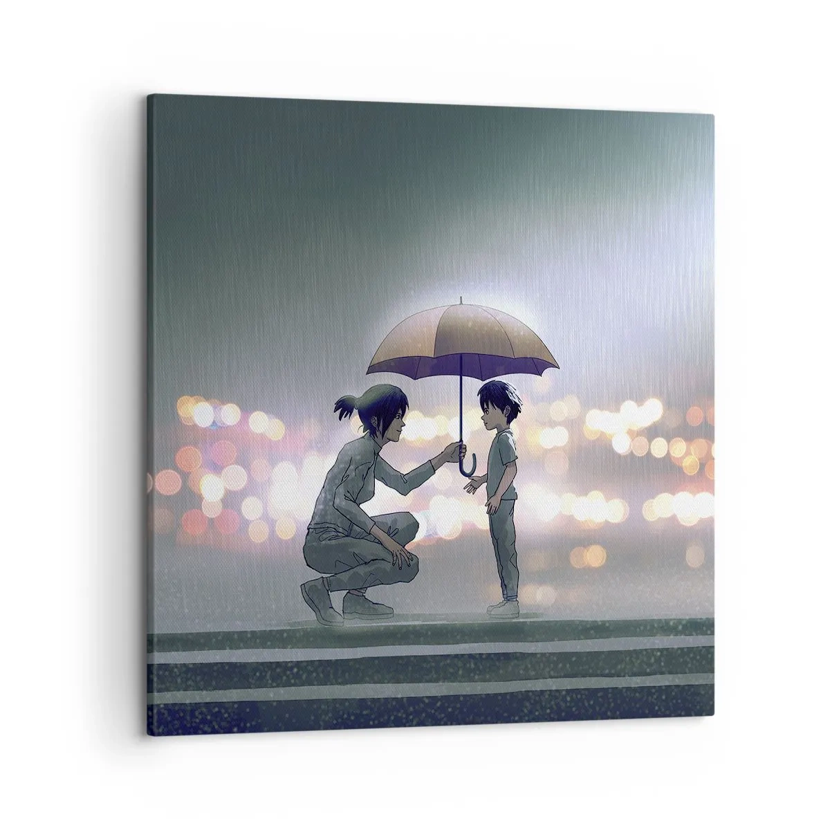 Obraz na plátně - A vše je v pořádku - 50x50 cm