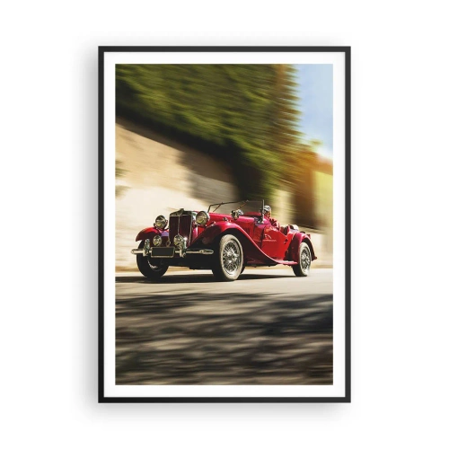 Plakát v černém rámu - Krásnější než Níké Samothrácká - 70x100 cm