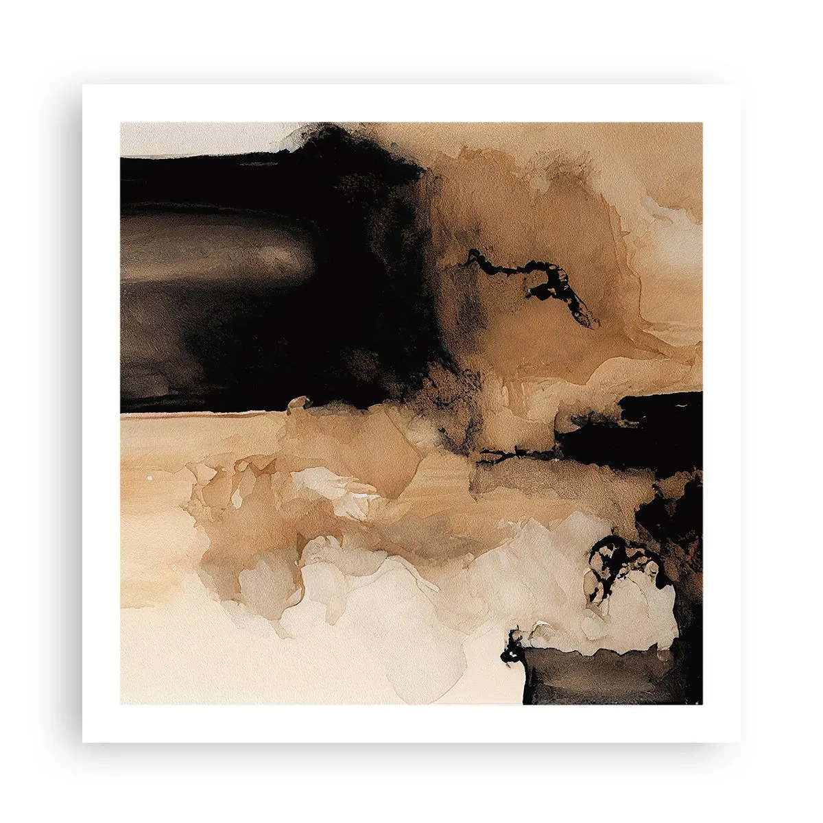 Plakát - Poutavá abstrakce - 60x60 cm