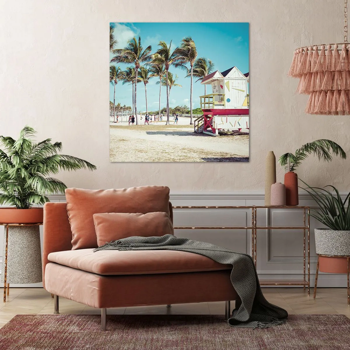 Obraz na plátně - Čeká tě krásný den - 40x40 cm