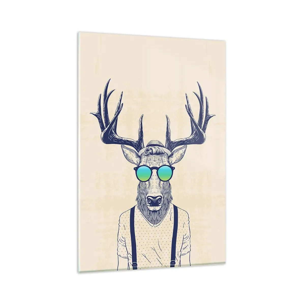 Obraz na skle - A koho jsi čekal? - 80x120 cm