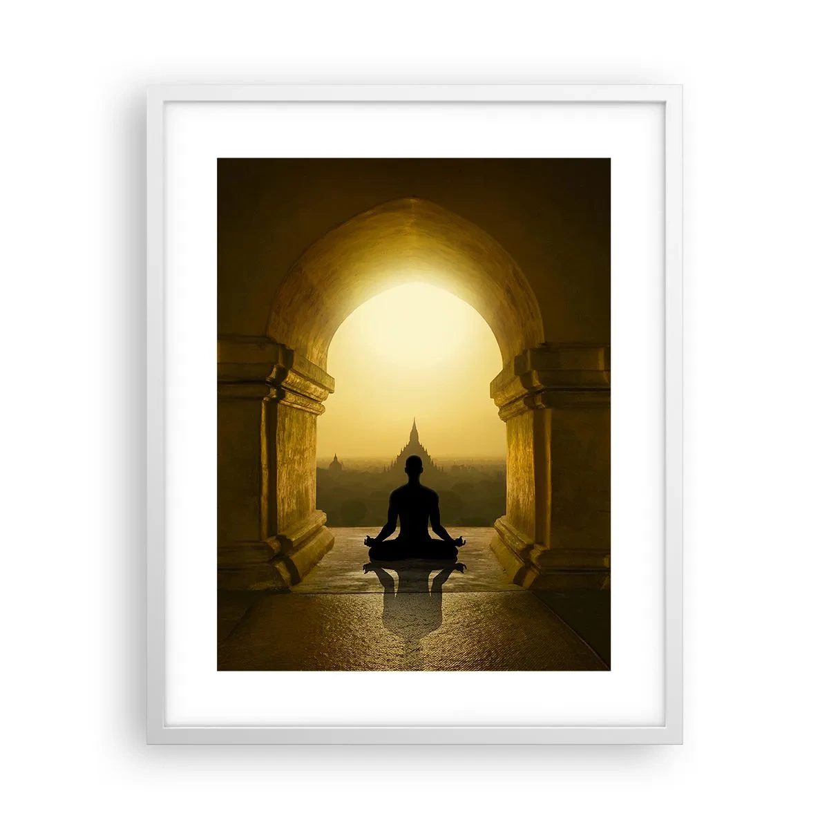 Plakát v bílém rámu - Plná harmonie - 40x50 cm