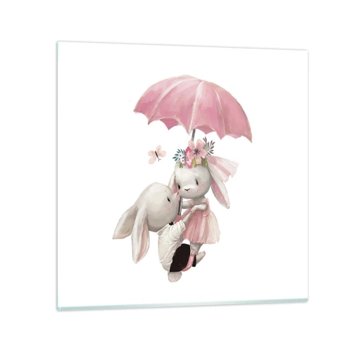 Obraz na skle - To je láska - 70x70 cm