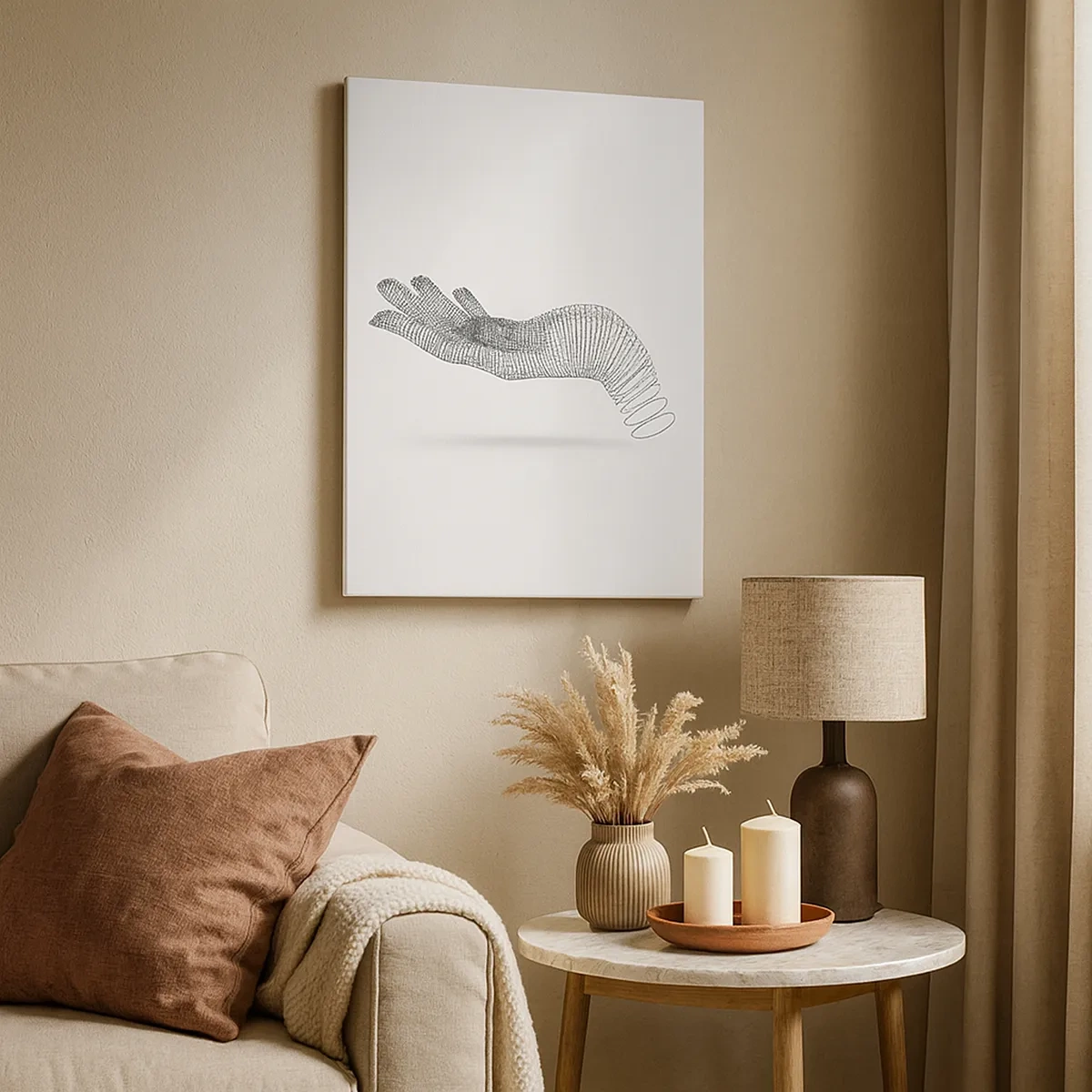 Obraz na plátně - Pružná ruka - 50x70 cm